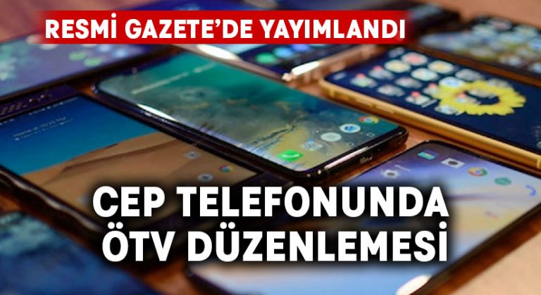 Cep telefonunda ÖTV düzenlemesi