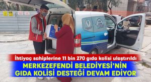 Merkezefendi Belediyesi’nin Gıda Kolisi Desteği Devam Ediyor