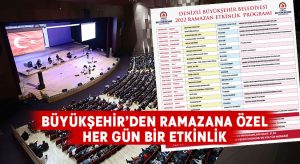 Büyükşehir’den ramazana özel her gün bir etkinlik