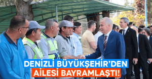 Denizli Büyükşehir ailesi bayramlaştı