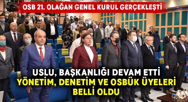 Denizli OSB’de Uslu Başkanlığı devam etti