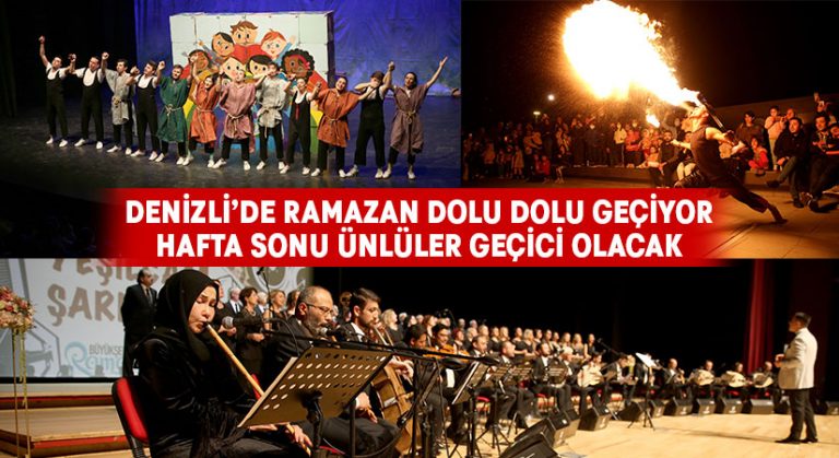 Denizli’de hafta sonu ünlüler geçidi olacak