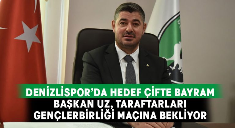 Denizlispor’da hedef çifte bayram