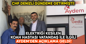 Elektriği kesilen KOAH hastası vatandaş ile ilgili AYDEM’den açıklama geldi!