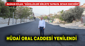 Hüdai Oral Caddesi yenilendi