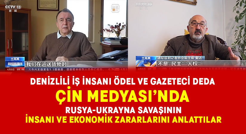 İş insanı Halis Ödel ve Gazeteci Ahmet Deda Çin Medyası’nda