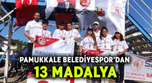 Pamukkale Belediyespor’dan 13 Madalya