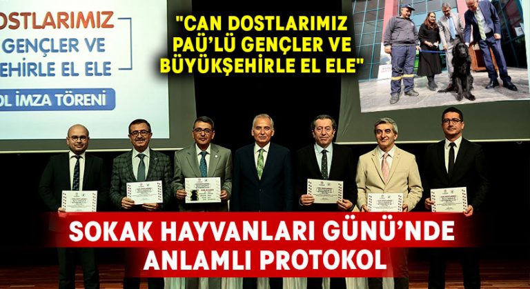 Sokak Hayvanları Günü’nde anlamlı protokol