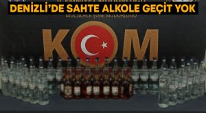 Denizli’de sahte alkole geçit yok