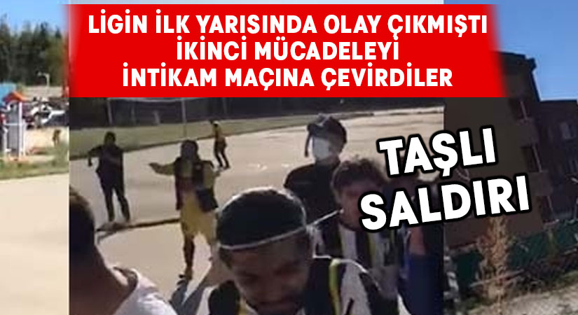 Amatör mücadeleyi intikam maçına çevirdiler