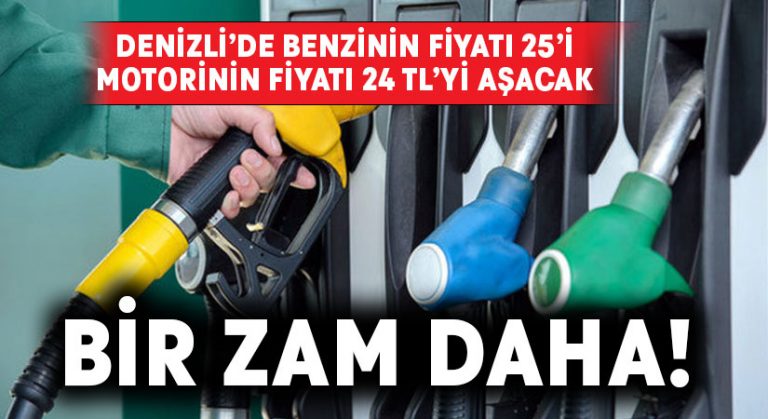 Benzin ve motorine bir zam daha