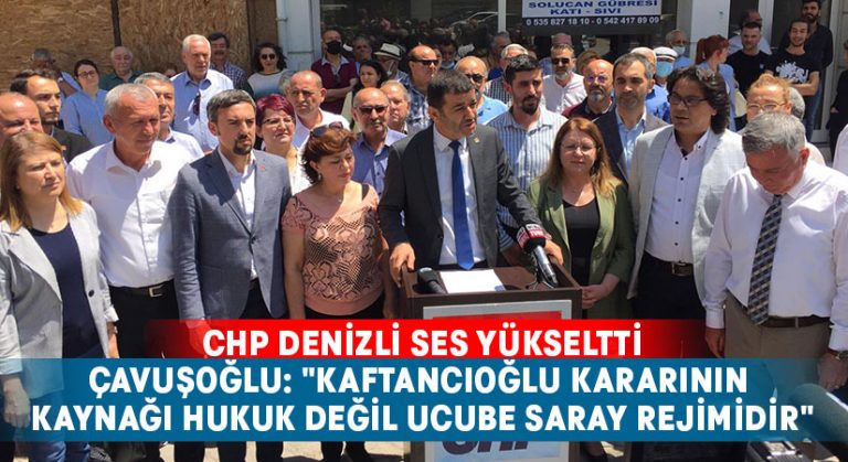 Çavuşoğlu: “Kaftancıoğlu kararının kaynağı hukuk değil ucube Saray rejimidir”