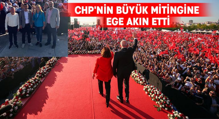 CHP’nin büyük mitingine Denizli akın etti