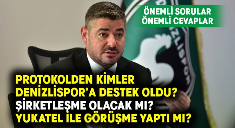 Mehmet Uz kritik sorulara cevap verdi.. Yukatel ile görüştü mü?