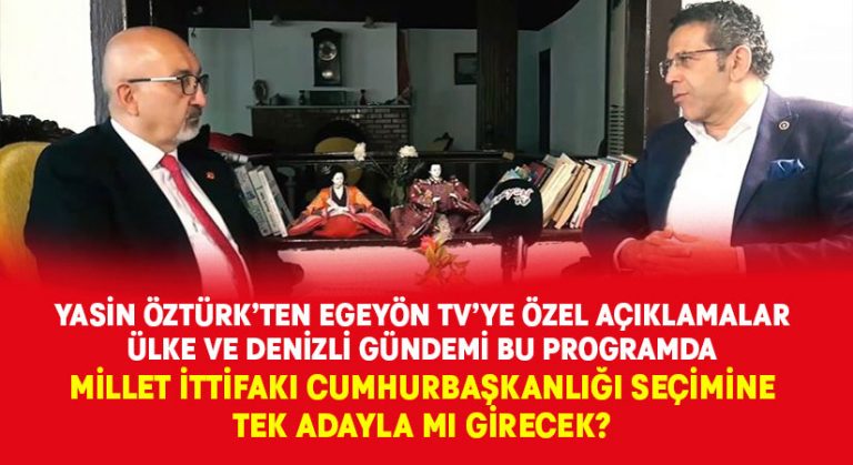 Yasin Öztürk Açıkladı.. Millet İttifakı Cumhurbaşkanlığı Seçimine Tek Adayla Mı Gidecek?