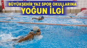 Büyükşehir Yaz Spor Okullarına Yoğun İlgi