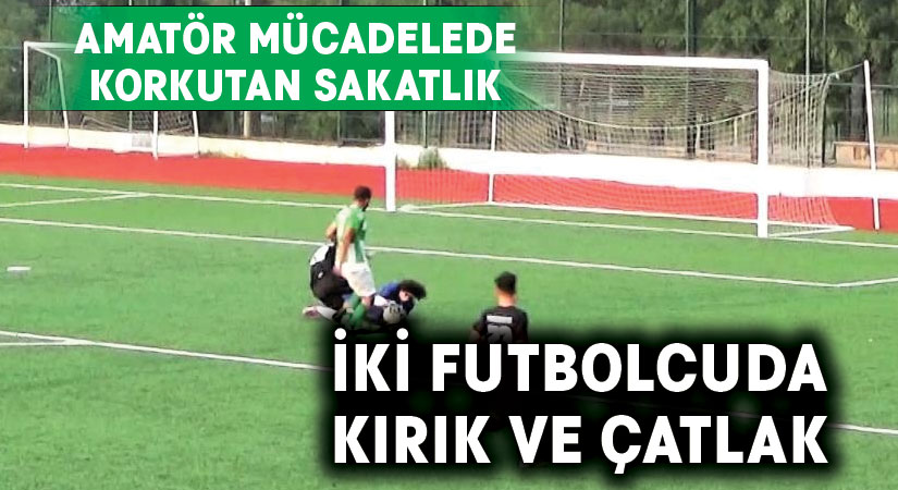 Amatör mücadelede korkutan sakatlık