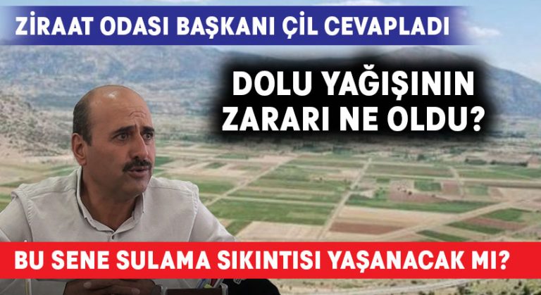 Çal Ovası’nda su sıkıntısı yaşanacak mı? Dolu zararı ne kadar oldu?