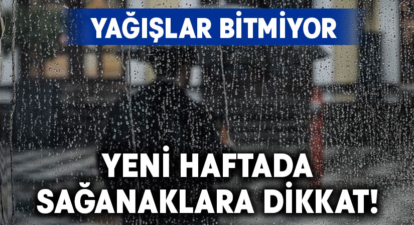 Denizli’de yağışlar bitmiyor