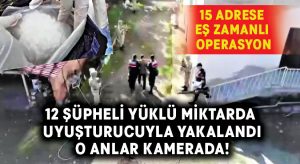 Jandarma KOM, 3 ilde zehir tacirlerine darbe vurdu.. Operasyon anı kamerada!