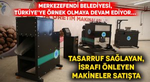 Tasarruf sağlayan, israfı önleyen makineler satışta