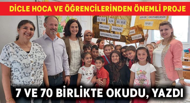 Minik öğrencilerden okuma yazma seferberliği projesi