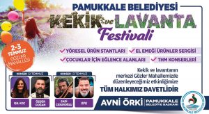 Pamukkale Belediyesi Kekik Ve Lavanta Festivali Düzenliyor