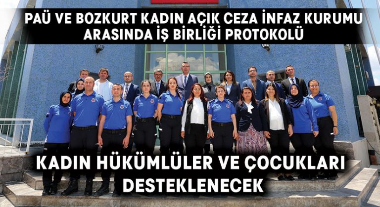 PAÜ ve Bozkurt Kadın Açık Ceza İnfaz Kurumu Arasında İş Birliği Protokolü