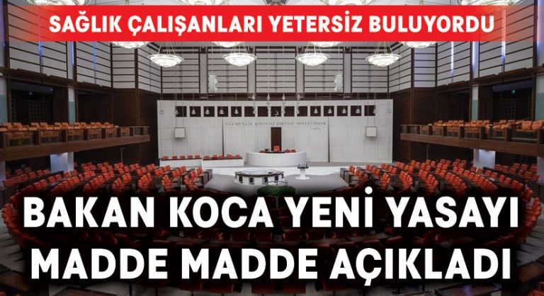 Sağlık çalışanlarının mali haklarını ilgilendiren kanun teklifi yasalaştı