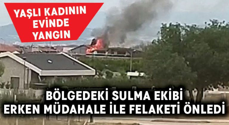 Sulama ekibi felaketi önledi