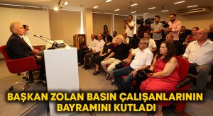 Başkan Zolan basın çalışanlarının bayramını kutladı