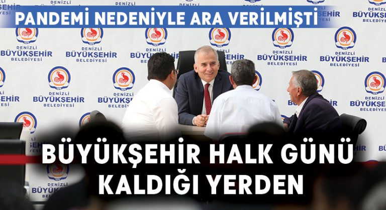 Büyükşehir Halk Günü kaldığı yerden