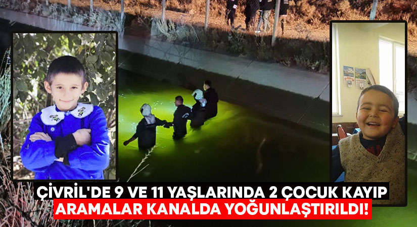 Çivril’de 9 ve 11 yaşlarında 2 çocuk kayıp.. Aramalar kanalda yoğunlaştırıldı!