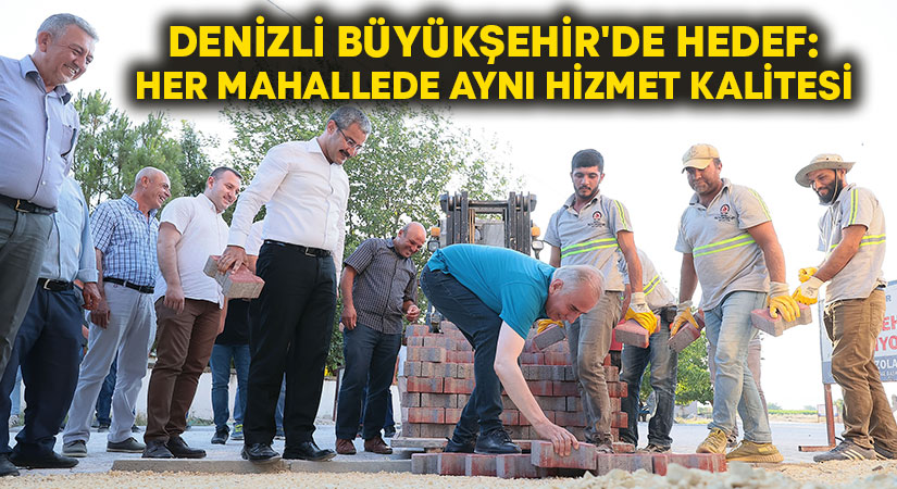 Denizli Büyükşehir’de hedef: Her mahallede aynı hizmet kalitesi 