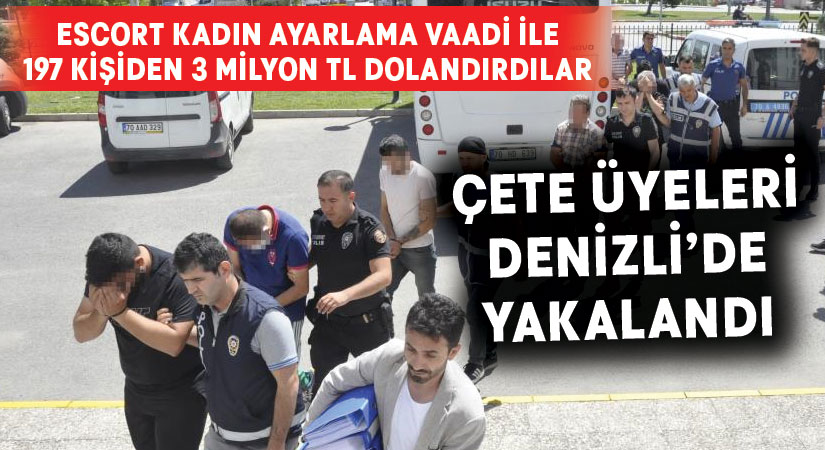 Denizli ve Manisa’da escort operasyonu: 11 tutuklama