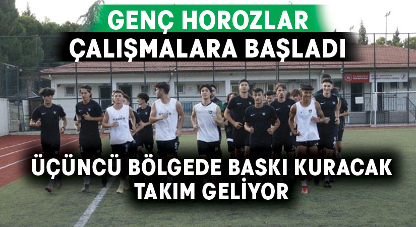 Genç horozlar yeni sezon hazırlıklarına başladı