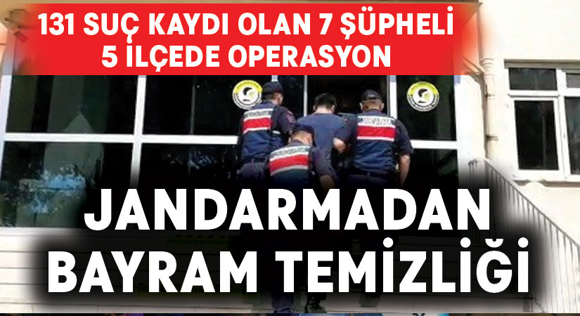 Jandarmadan bayram temizliği