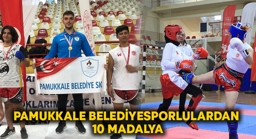 Pamukkale Belediyesporlulardan 10 Madalya birden!