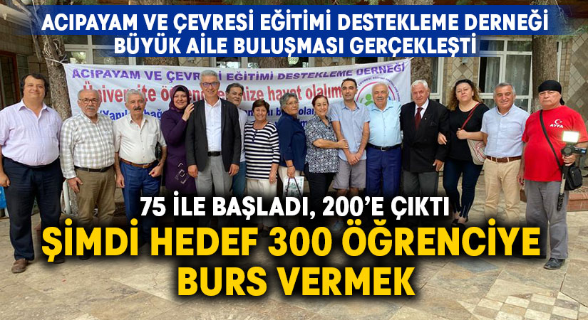 Acıpayam ve Çevresi Eğitim Destekleme Derneği’nin Büyük Aile Buluşması Gerçekleşti