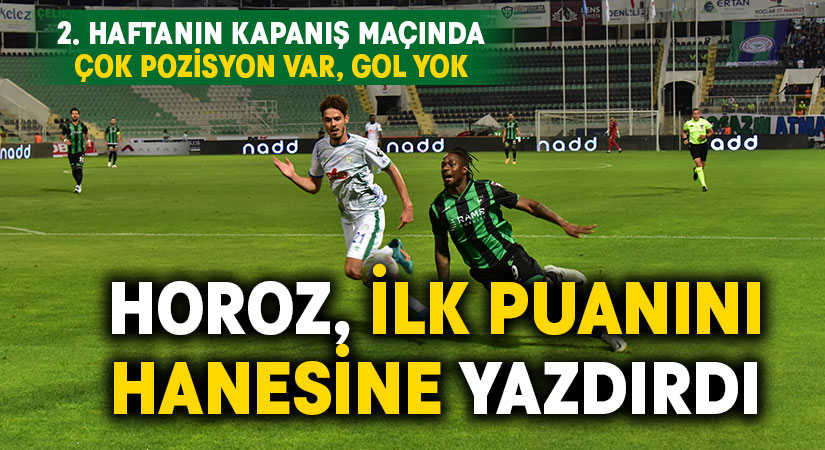 Altaş Denizlispor ilk puanını hanesine yazdırdı