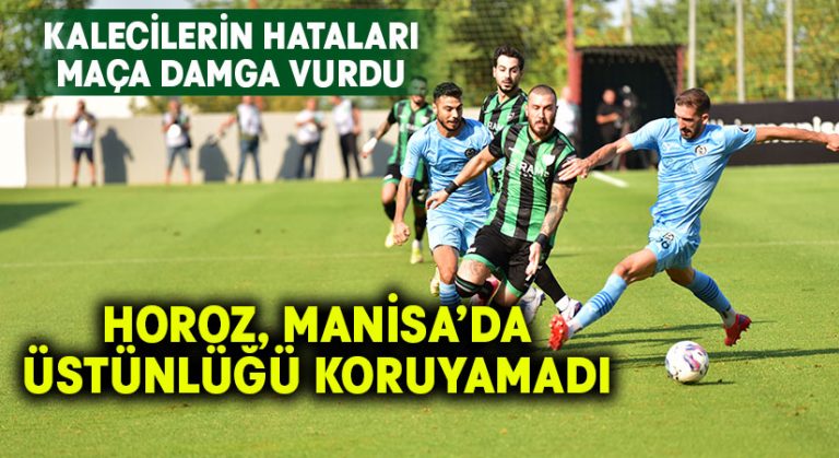 Altaş Denizlispor, Manisa’da üstünlüğünü koruyamadı