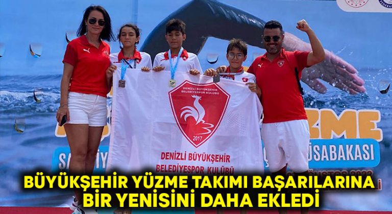 Büyükşehir yüzme takımı başarılarına bir yenisini daha ekledi