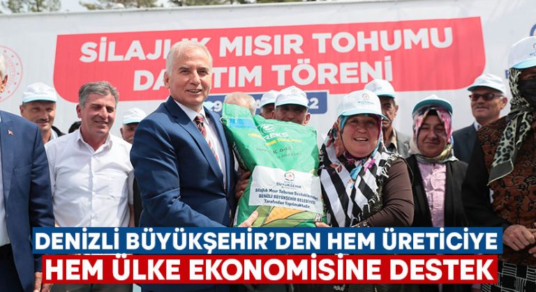 Denizli Büyükşehir’den hem üreticiye hem ülke ekonomisine destek