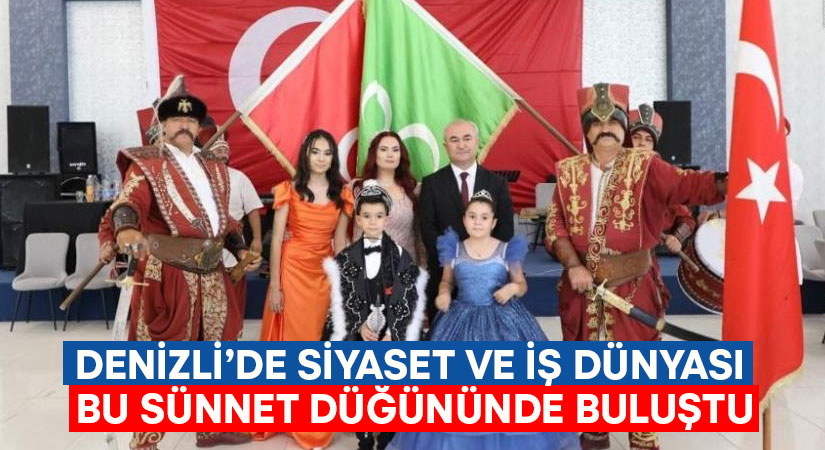 Denizli’de siyaset ve iş dünyası bu düğünde buluştu!