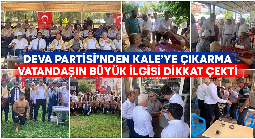 DEVA Partisi Denizli’den KaleDavaz Biber Festivali ve Yağlı Güreşleri’ne Çıkarma