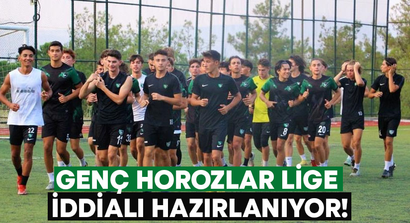 Genç horozlar lige iddialı hazırlanıyor!