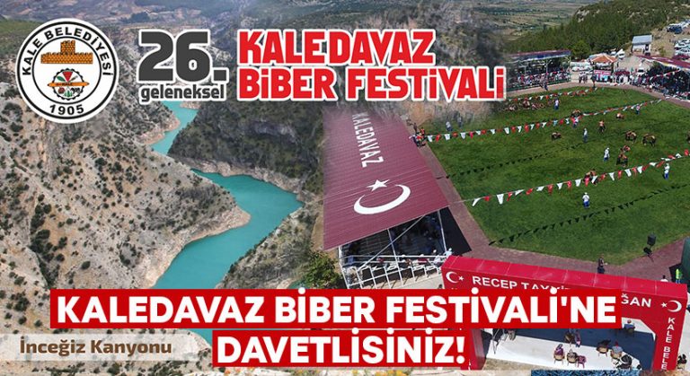 KaleDavaz Biber Festivali’ne Davetlisiniz