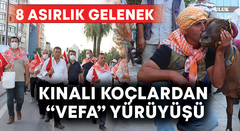 Kınalı Koçlardan “Vefa” Yürüyüşü