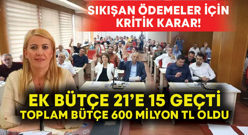 Merkezefendi Belediyesi’nde ek bütçe geçti.. Ödemeler için kritik karar!