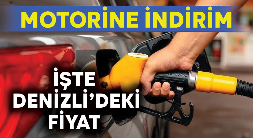 Motorine indirim geliyor